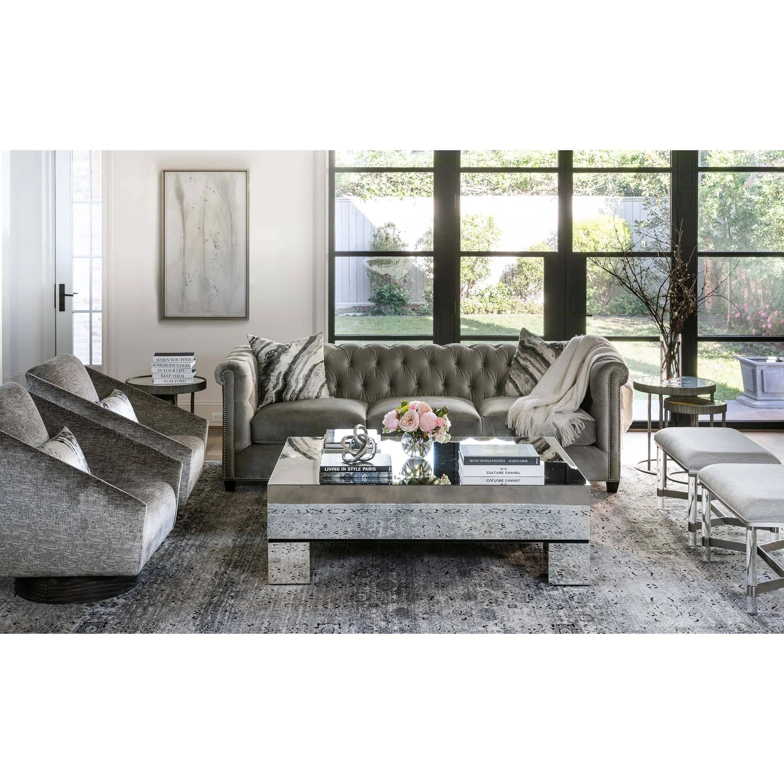 William Grand Sofa, Brussels Charcoal